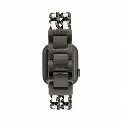 SteveMadden All New Apple Watch® LINKED WATCH BAND WHITE MULTI 42-44MM