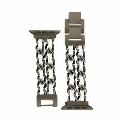 SteveMadden Apple Watch® LINKED WATCH BAND WHITE MULTI 38-40MM