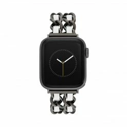 SteveMadden All New Apple Watch® LINKED WATCH BAND WHITE MULTI 42-44MM