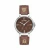 SteveMadden STACKED LOGO WATCH BROWN MULTI