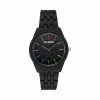 SteveMadden POWDER COATED WATCH BLACK