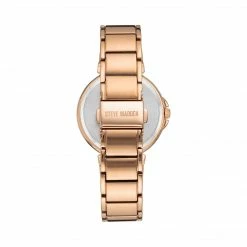 SteveMadden CLEAN LINE LINK WATCH ROSE GOLD All New