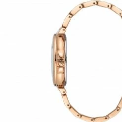 SteveMadden CLEAN LINE LINK WATCH ROSE GOLD All New