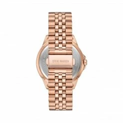 SteveMadden CLASSIC STATEMENT WATCH ROSE GOLD MULTI