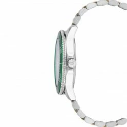 SteveMadden CLASSIC STATEMENT WATCH GOLD/GREEN All New