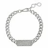 SteveMadden CHAIN LINK PENDANT NECKLACE SILVER All New