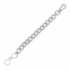 SteveMadden All New PAVE LINK BRACELET SILVER