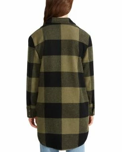 SteveMadden ELDRIDGE PLAID COAT GREEN