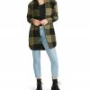 SteveMadden ELDRIDGE PLAID COAT GREEN