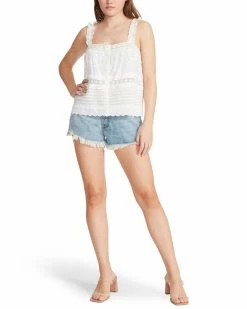 SteveMadden YOU'RE SO BABY TOP WHITE All New