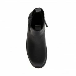 SteveMadden DAVIN BLACK LEATHER MEN'S SHOES