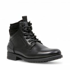 SteveMadden PAULO BLACK LEATHER