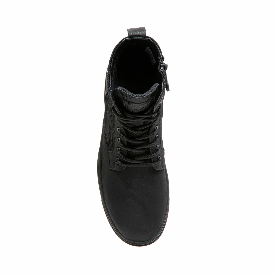 SteveMadden DANEK BLACK NUBUCK MEN'S SHOES
