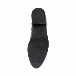 SteveMadden WOMEN'S SHOES CALLIE BLACK LEATHER