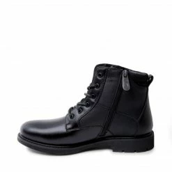 SteveMadden DAVID WATERPROOF BLACK LEATHER MEN'S SHOES