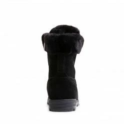 SteveMadden WOMEN'S SHOES KORAL BLACK SUEDE