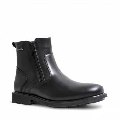 SteveMadden DAMIANO WATERPROOF BLACK LEATHER
