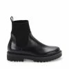 SteveMadden Pre-Order HALLIES BLACK LEATHER