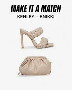 SteveMadden SHOP THE LOOK KENLEY + BNIKKI TAUPE Pre-Order