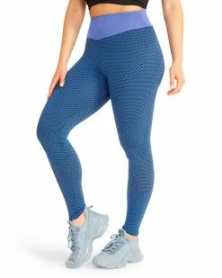 SteveMadden BODYCON SCRUNCHED LEGGING BLUE Lounge & Active