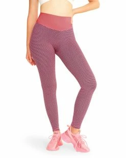 SteveMadden BODYCON SCRUNCHED LEGGING PINK