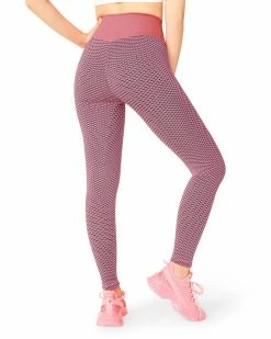 SteveMadden BODYCON SCRUNCHED LEGGING PINK