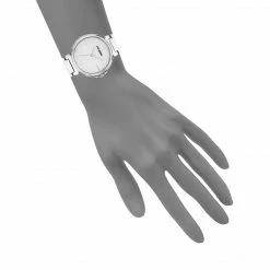 SteveMadden CLEAN LINE LINK WATCH SILVER All New