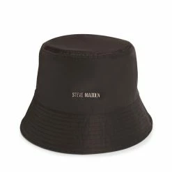 SteveMadden NYLON BUCKET HAT BLACK All New