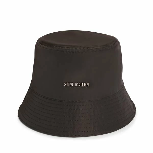 SteveMadden NYLON BUCKET HAT BLACK All New