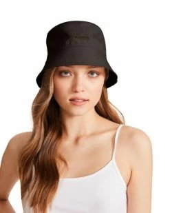 SteveMadden NYLON BUCKET HAT BLACK All New