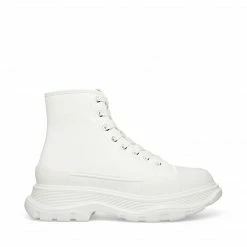 SteveMadden Super Platforms CAPTORR WHITE