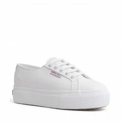 SteveMadden S00C790 WHITE LEATHER Super Platforms