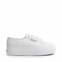 SteveMadden S00C790 WHITE LEATHER Super Platforms