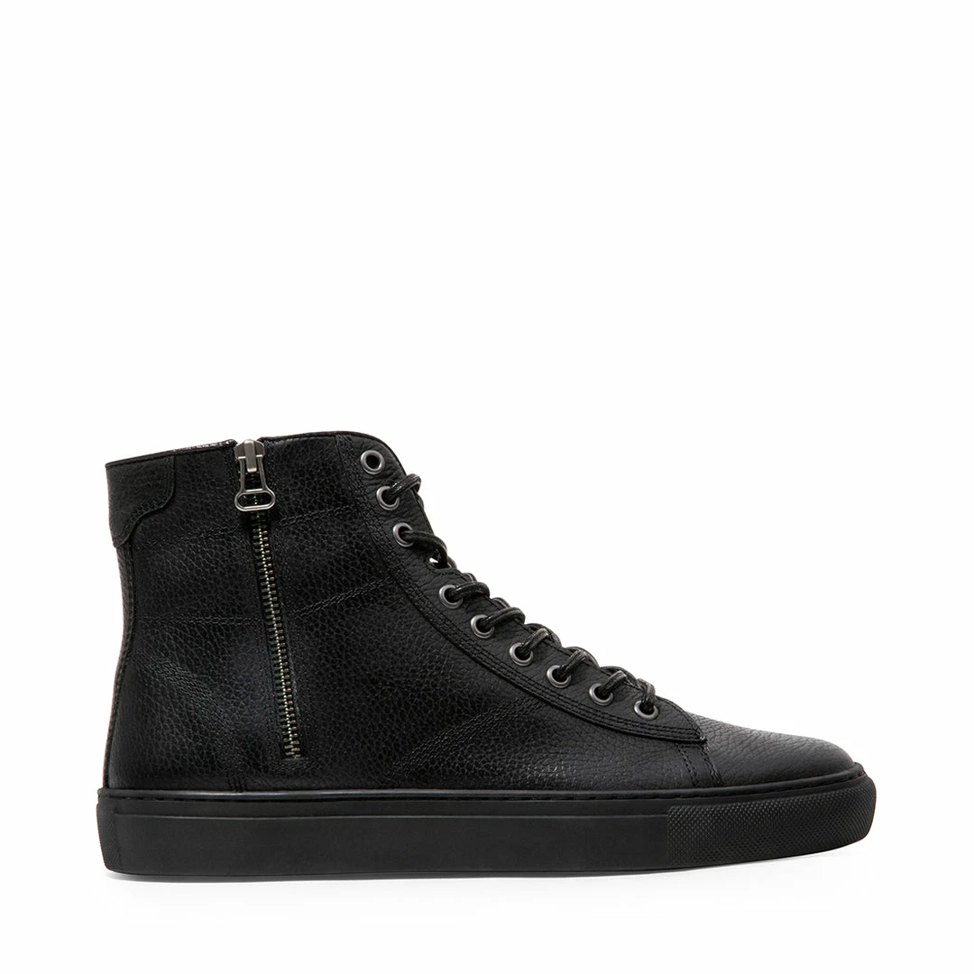 SteveMadden MEN'S SHOES SLASH BLACK LEATHER