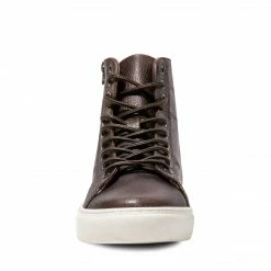 SteveMadden MEN'S SHOES SLASH BROWN LEATHER