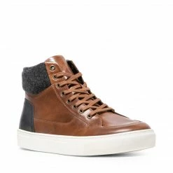 SteveMadden STAHL TAN LEATHER MEN'S SHOES