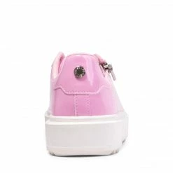 SteveMadden Super Platforms CATCHME PINK PATENT