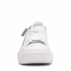 SteveMadden CATCHME WHITE PATENT