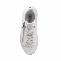 SteveMadden CATCHME WHITE PATENT