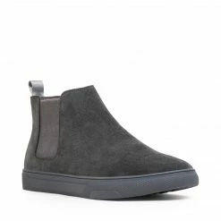 SteveMadden LARSONN GREY SUEDE MEN'S SHOES
