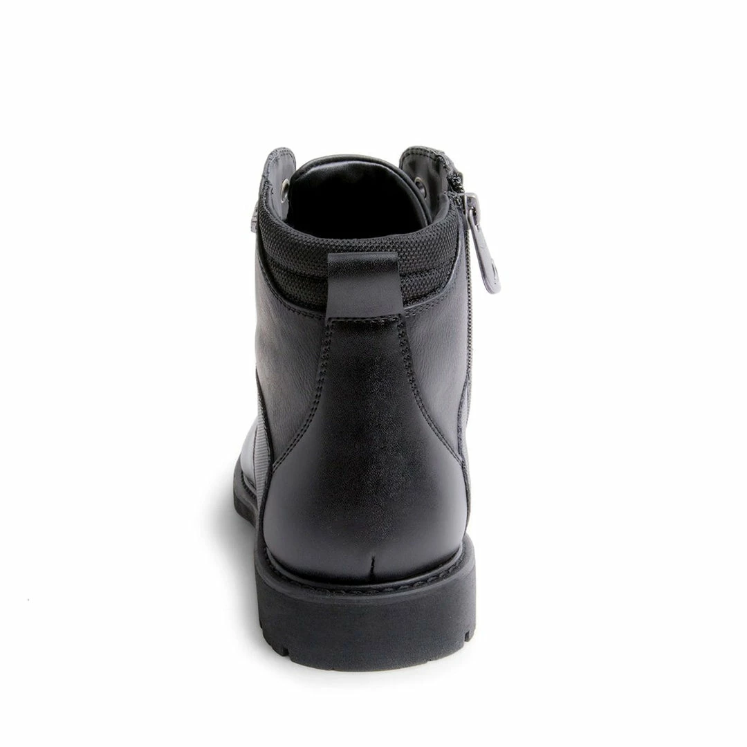 SteveMadden DAVID WATERPROOF BLACK LEATHER MEN'S SHOES