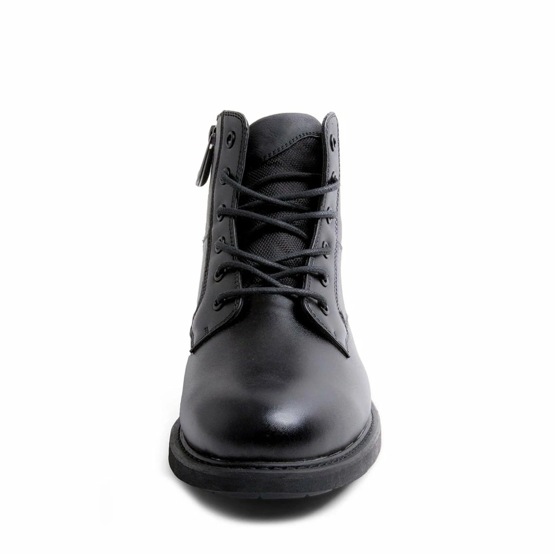 SteveMadden DAVID WATERPROOF BLACK LEATHER MEN'S SHOES