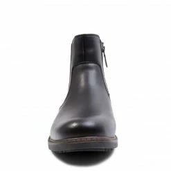 SteveMadden MEN'S SHOES SHADE WATERPROOF BLACK LEATHER