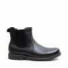 SteveMadden MEN'S SHOES SHADE WATERPROOF BLACK LEATHER