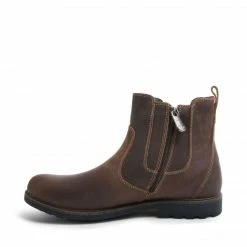SteveMadden MEN'S SHOES SHADE WATERPROOF BROWN LEATHER