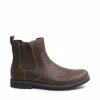 SteveMadden MEN'S SHOES SHADE WATERPROOF BROWN LEATHER