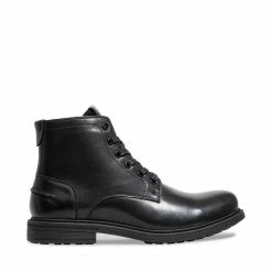 SteveMadden SID BLACK LEATHER