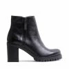 SteveMadden WOMEN'S SHOES AMALIAA BLACK LEATHER