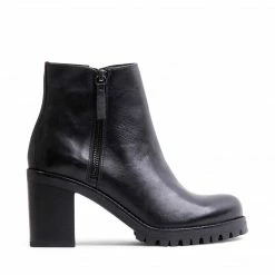 SteveMadden WOMEN'S SHOES AMALIAA BLACK LEATHER