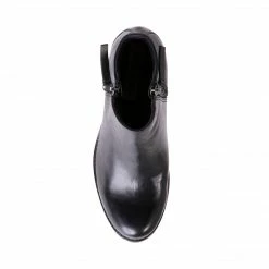 SteveMadden WOMEN'S SHOES AMALIAA BLACK LEATHER